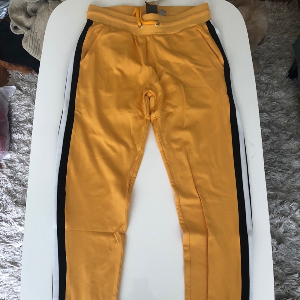 ASOS yellow joggers